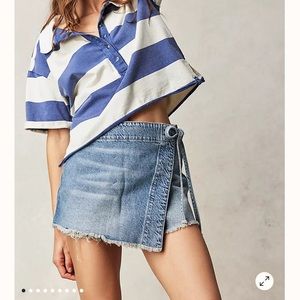 Free People / We The Free Emmy Denim Skort size 10